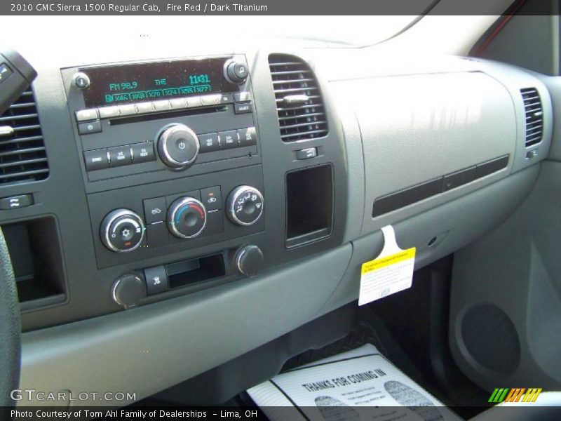 Fire Red / Dark Titanium 2010 GMC Sierra 1500 Regular Cab