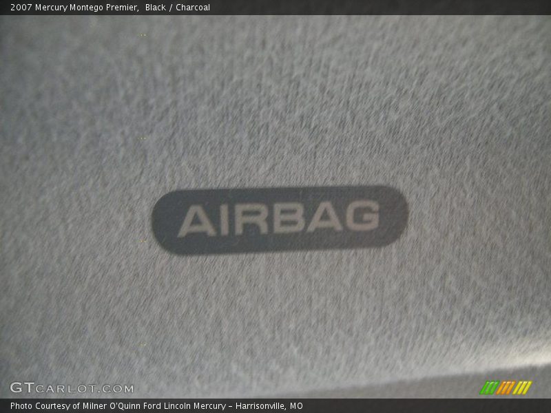 Black / Charcoal 2007 Mercury Montego Premier