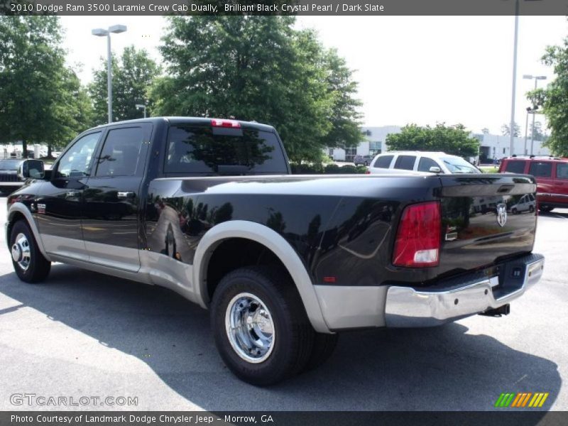 Brilliant Black Crystal Pearl / Dark Slate 2010 Dodge Ram 3500 Laramie Crew Cab Dually