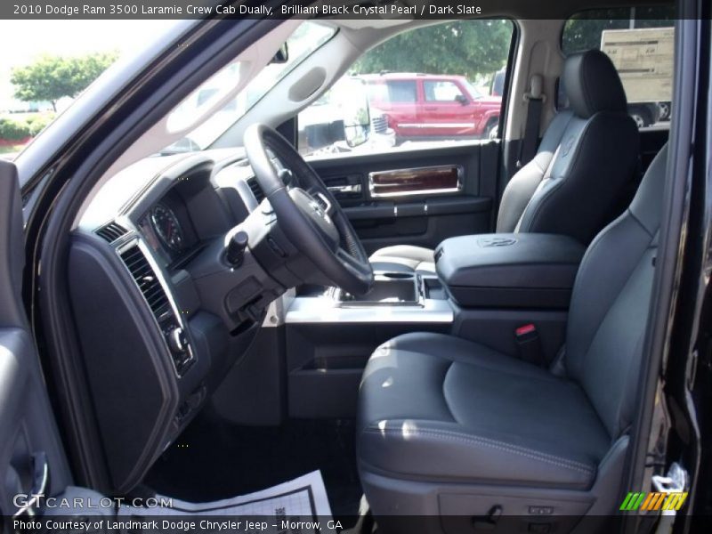 Brilliant Black Crystal Pearl / Dark Slate 2010 Dodge Ram 3500 Laramie Crew Cab Dually