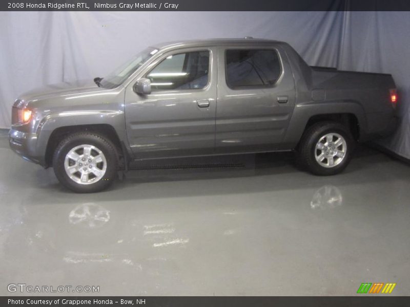 Nimbus Gray Metallic / Gray 2008 Honda Ridgeline RTL