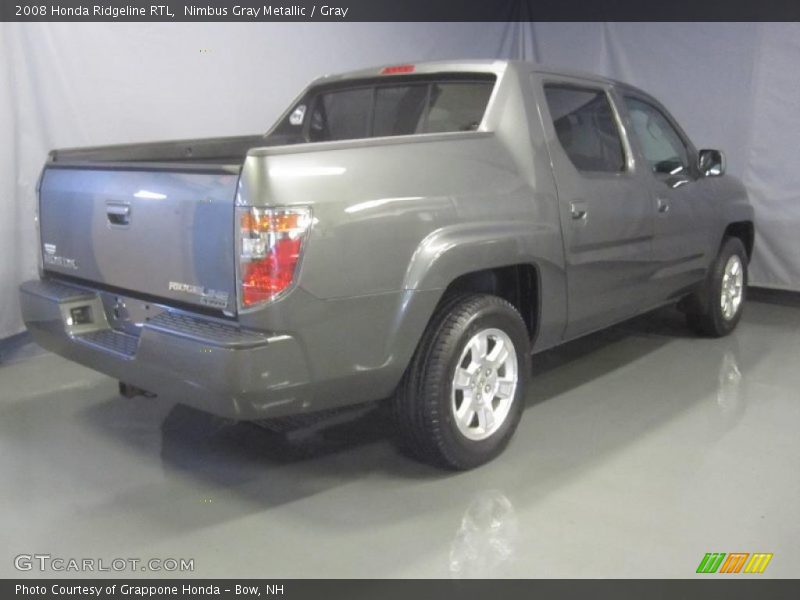 Nimbus Gray Metallic / Gray 2008 Honda Ridgeline RTL