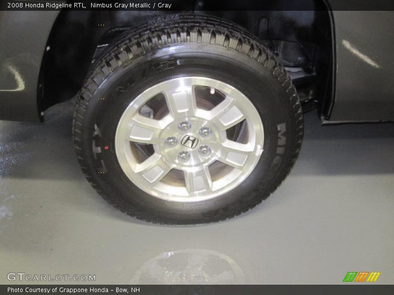 Nimbus Gray Metallic / Gray 2008 Honda Ridgeline RTL