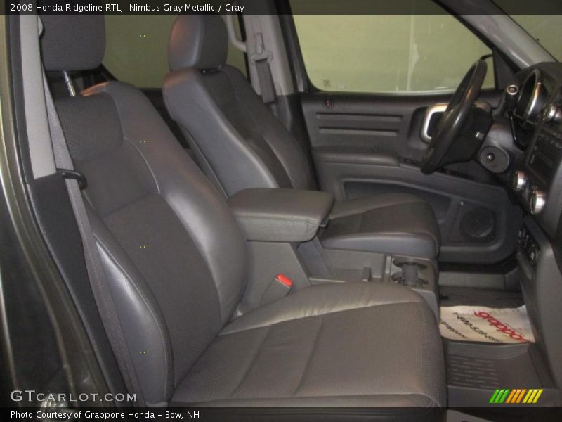 Nimbus Gray Metallic / Gray 2008 Honda Ridgeline RTL