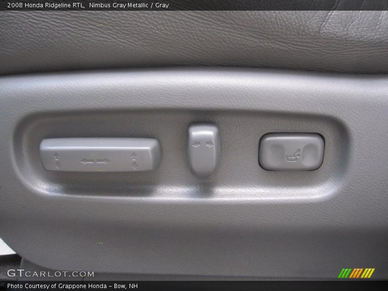Nimbus Gray Metallic / Gray 2008 Honda Ridgeline RTL