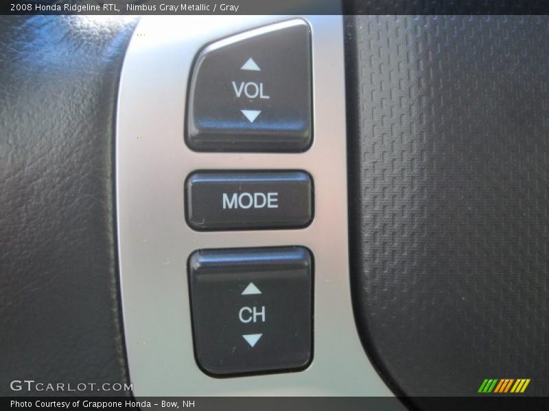 Nimbus Gray Metallic / Gray 2008 Honda Ridgeline RTL