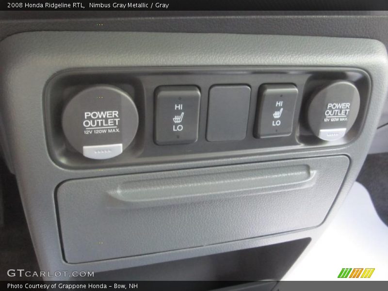 Nimbus Gray Metallic / Gray 2008 Honda Ridgeline RTL
