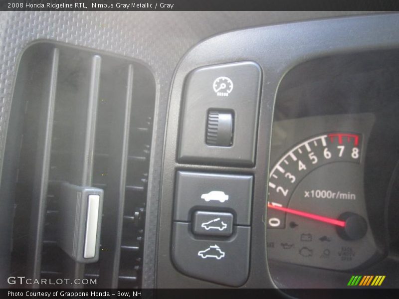 Nimbus Gray Metallic / Gray 2008 Honda Ridgeline RTL