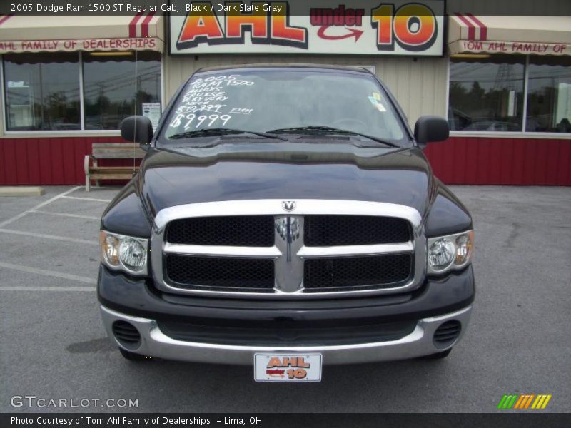 Black / Dark Slate Gray 2005 Dodge Ram 1500 ST Regular Cab