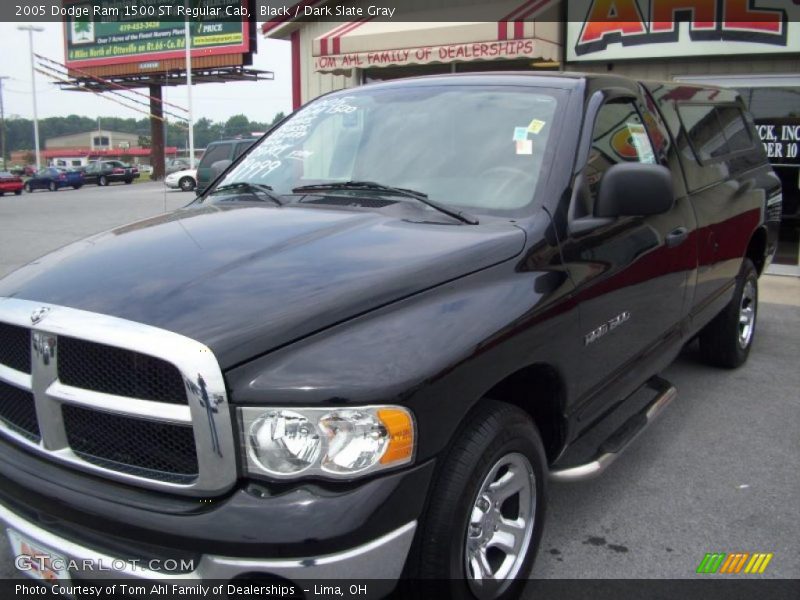 Black / Dark Slate Gray 2005 Dodge Ram 1500 ST Regular Cab