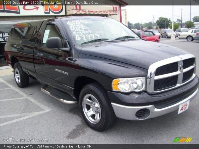 Black / Dark Slate Gray 2005 Dodge Ram 1500 ST Regular Cab