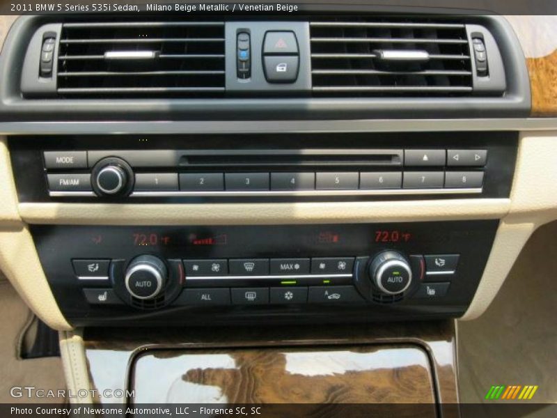 Milano Beige Metallic / Venetian Beige 2011 BMW 5 Series 535i Sedan