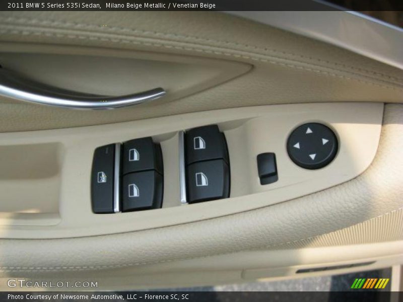 Milano Beige Metallic / Venetian Beige 2011 BMW 5 Series 535i Sedan