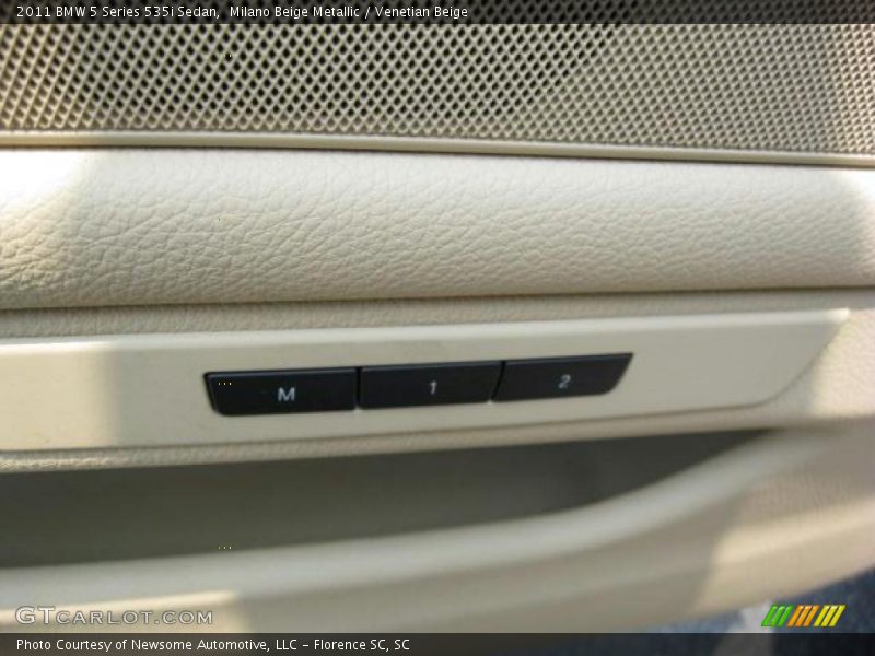 Milano Beige Metallic / Venetian Beige 2011 BMW 5 Series 535i Sedan