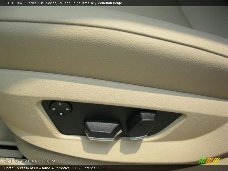 Milano Beige Metallic / Venetian Beige 2011 BMW 5 Series 535i Sedan