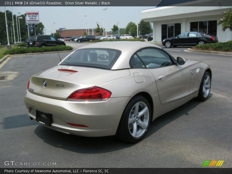 Orion Silver Metallic / Black 2011 BMW Z4 sDrive30i Roadster