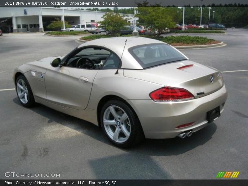 Orion Silver Metallic / Black 2011 BMW Z4 sDrive30i Roadster