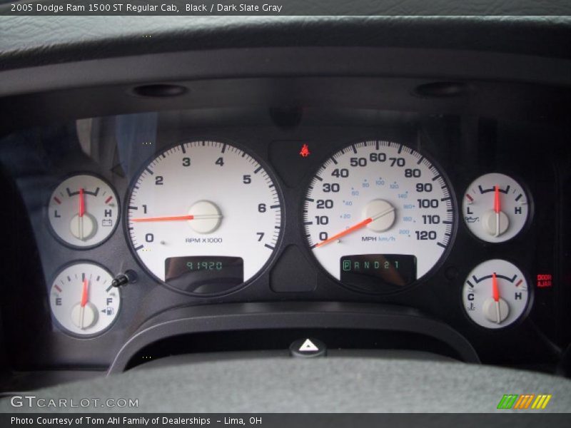 Black / Dark Slate Gray 2005 Dodge Ram 1500 ST Regular Cab