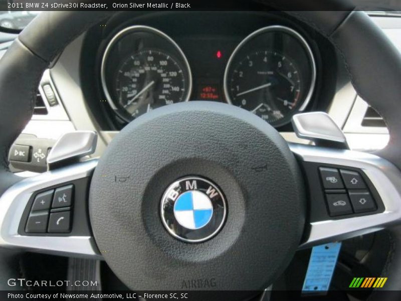 Orion Silver Metallic / Black 2011 BMW Z4 sDrive30i Roadster
