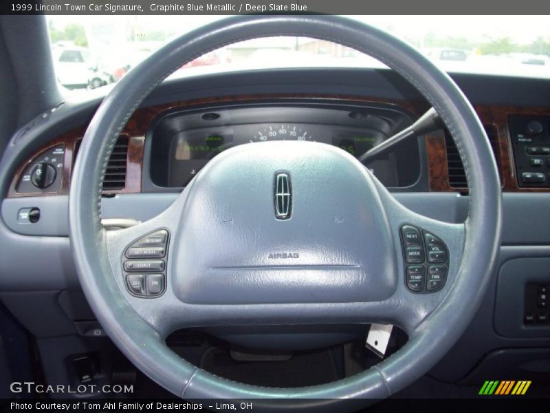 Graphite Blue Metallic / Deep Slate Blue 1999 Lincoln Town Car Signature