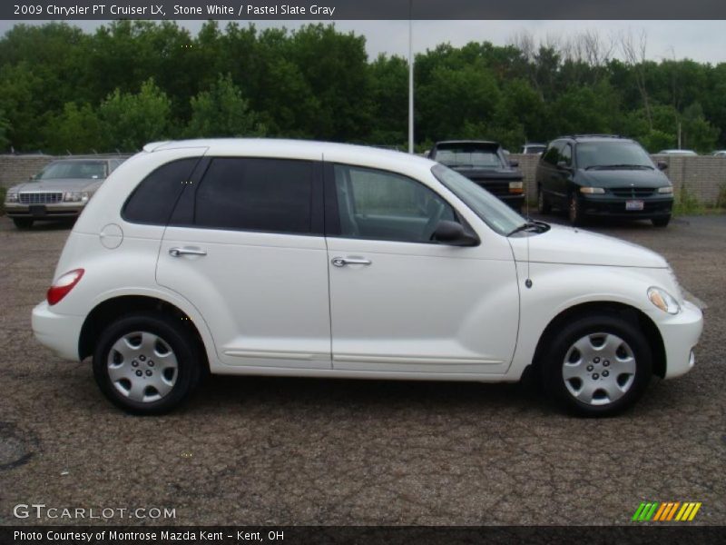 Stone White / Pastel Slate Gray 2009 Chrysler PT Cruiser LX