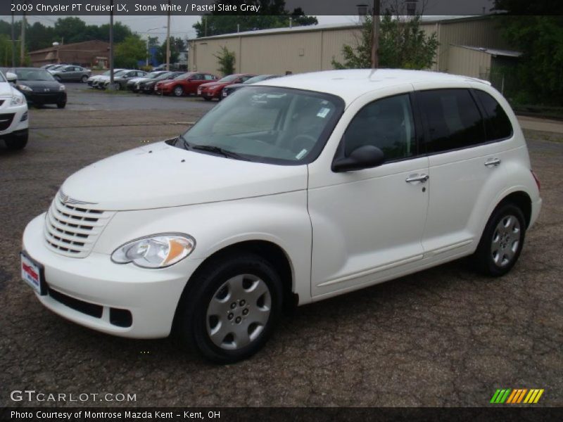 Stone White / Pastel Slate Gray 2009 Chrysler PT Cruiser LX