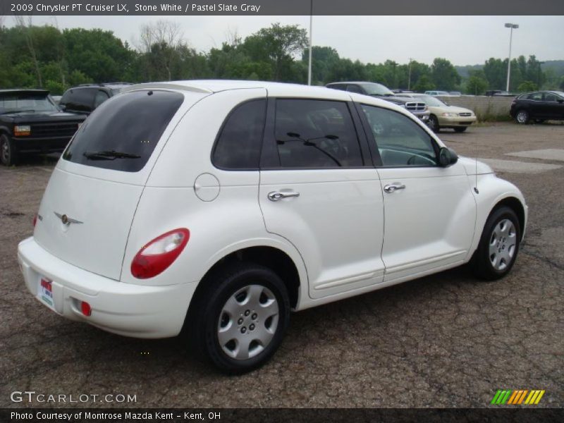 Stone White / Pastel Slate Gray 2009 Chrysler PT Cruiser LX