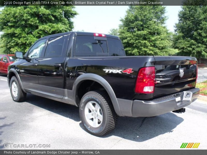 Brilliant Black Crystal Pearl / Dark Slate/Medium Graystone 2010 Dodge Ram 1500 TRX4 Crew Cab 4x4