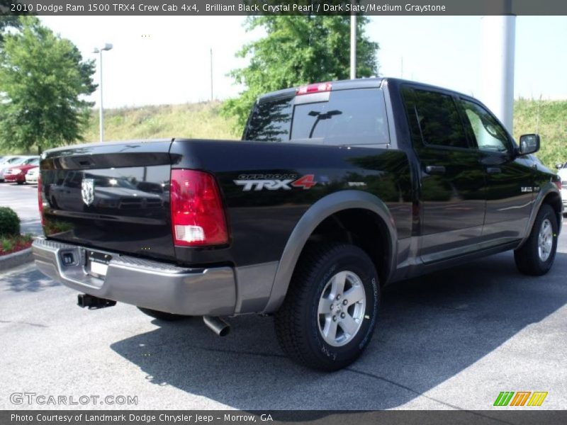 Brilliant Black Crystal Pearl / Dark Slate/Medium Graystone 2010 Dodge Ram 1500 TRX4 Crew Cab 4x4