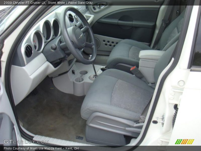 Stone White / Pastel Slate Gray 2009 Chrysler PT Cruiser LX