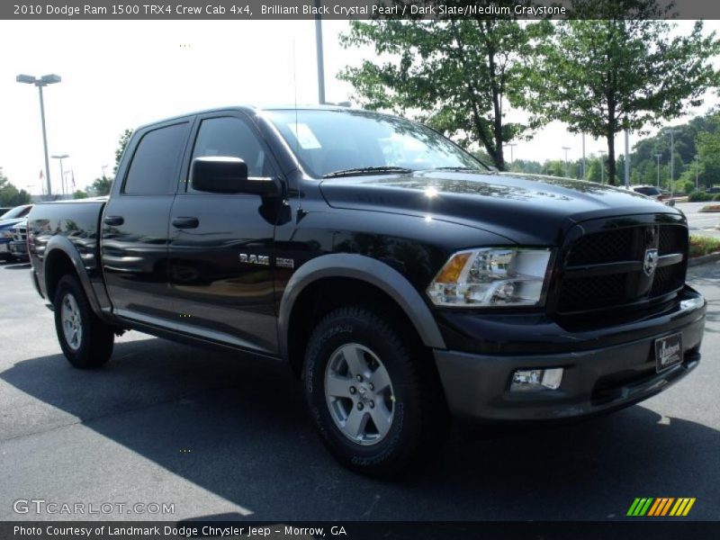 Brilliant Black Crystal Pearl / Dark Slate/Medium Graystone 2010 Dodge Ram 1500 TRX4 Crew Cab 4x4