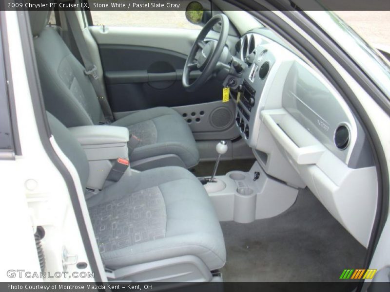 Stone White / Pastel Slate Gray 2009 Chrysler PT Cruiser LX