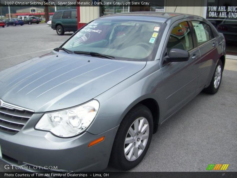 Silver Steel Metallic / Dark Slate Gray/Light Slate Gray 2007 Chrysler Sebring Sedan