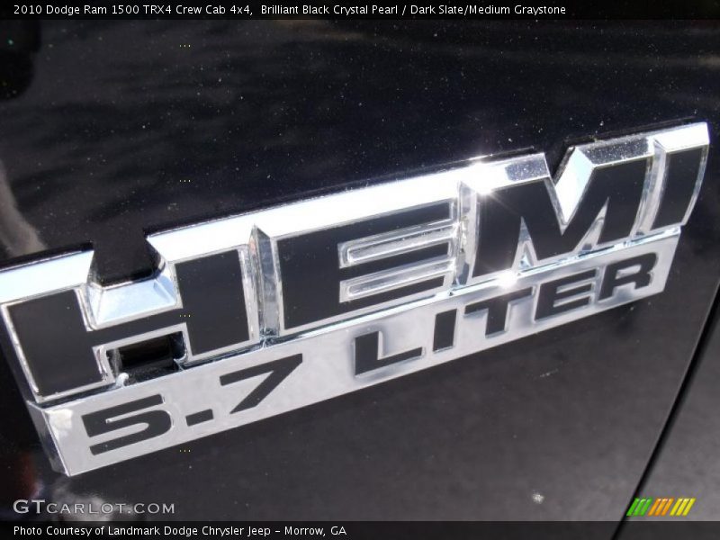 Brilliant Black Crystal Pearl / Dark Slate/Medium Graystone 2010 Dodge Ram 1500 TRX4 Crew Cab 4x4