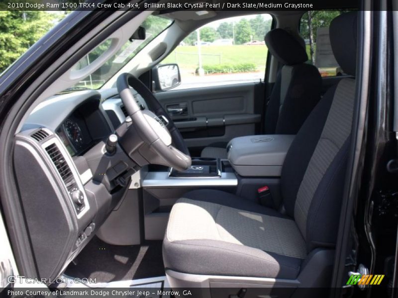 Brilliant Black Crystal Pearl / Dark Slate/Medium Graystone 2010 Dodge Ram 1500 TRX4 Crew Cab 4x4