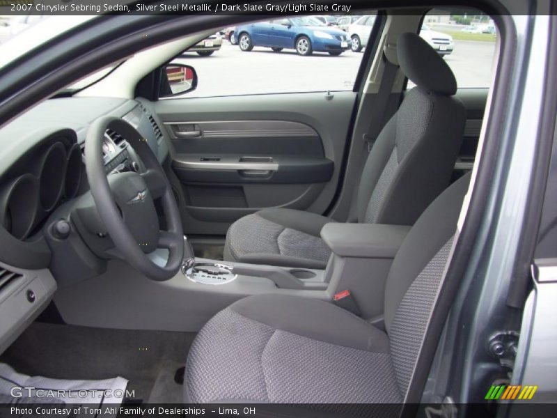 Silver Steel Metallic / Dark Slate Gray/Light Slate Gray 2007 Chrysler Sebring Sedan