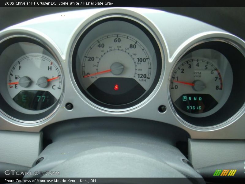 Stone White / Pastel Slate Gray 2009 Chrysler PT Cruiser LX