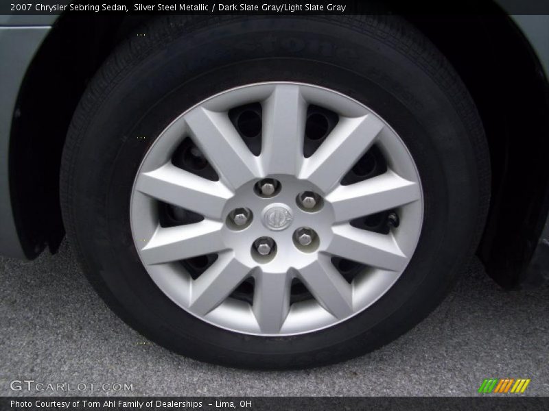 Silver Steel Metallic / Dark Slate Gray/Light Slate Gray 2007 Chrysler Sebring Sedan