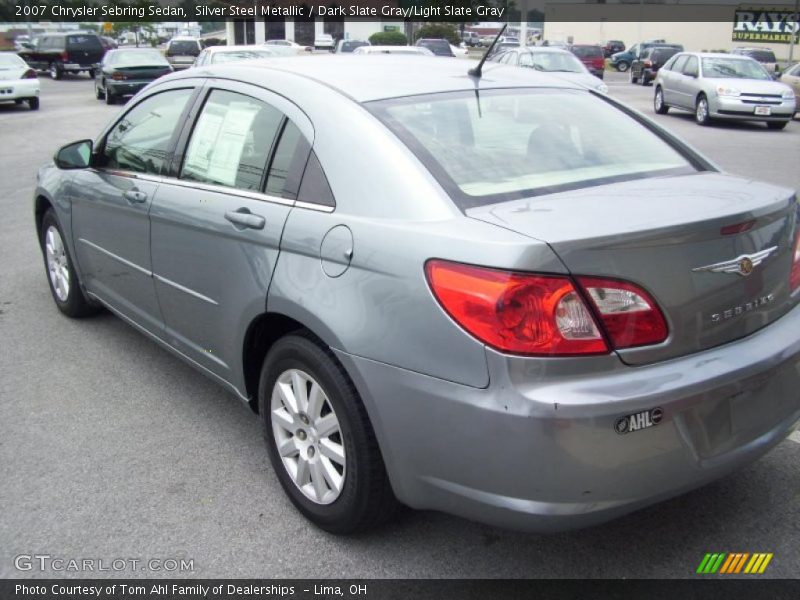 Silver Steel Metallic / Dark Slate Gray/Light Slate Gray 2007 Chrysler Sebring Sedan