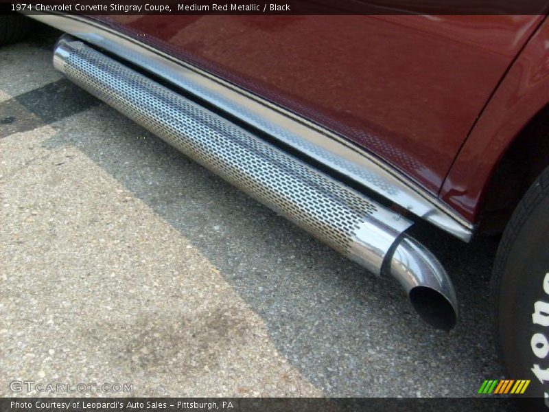 Medium Red Metallic / Black 1974 Chevrolet Corvette Stingray Coupe