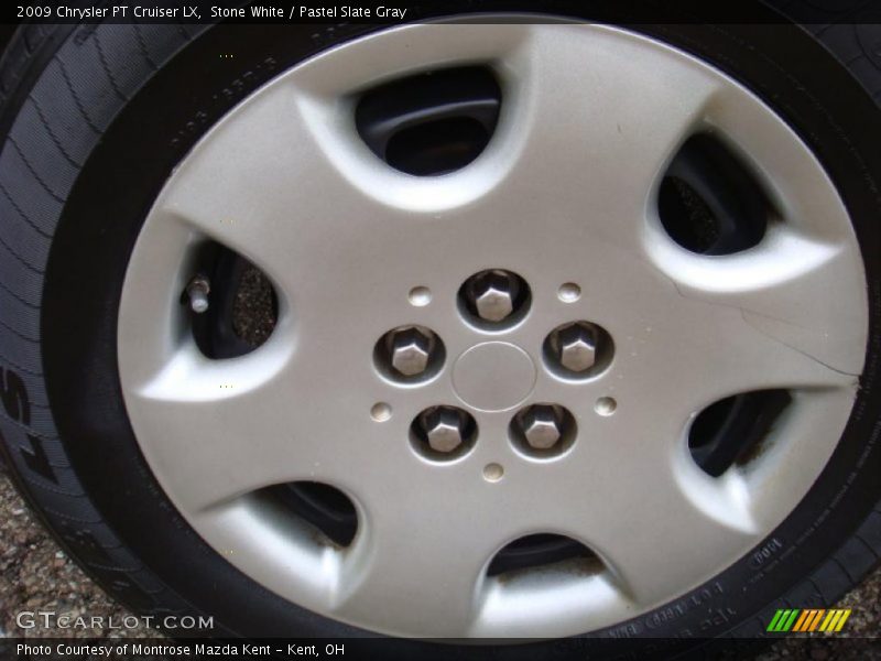 Stone White / Pastel Slate Gray 2009 Chrysler PT Cruiser LX