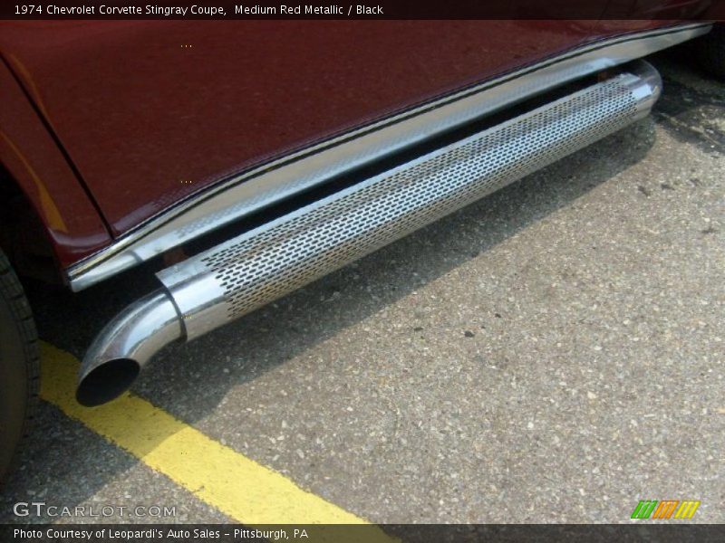 Medium Red Metallic / Black 1974 Chevrolet Corvette Stingray Coupe