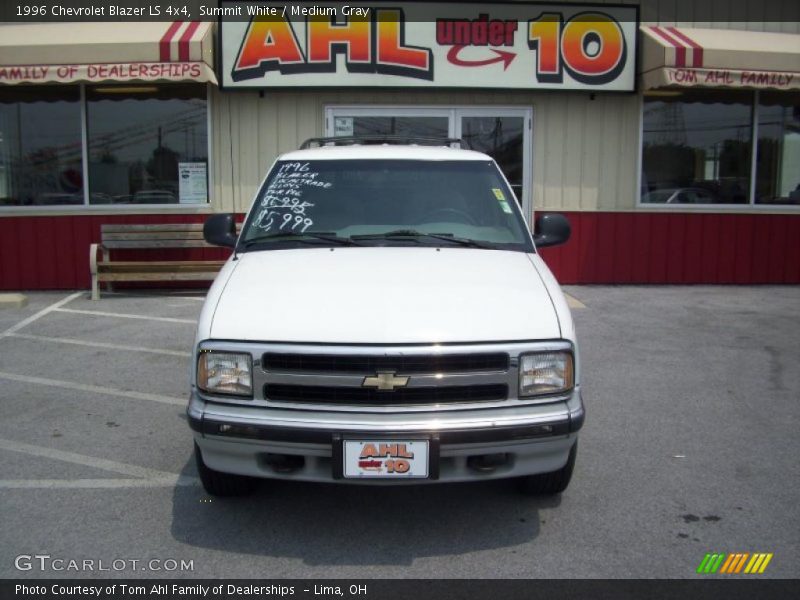 Summit White / Medium Gray 1996 Chevrolet Blazer LS 4x4
