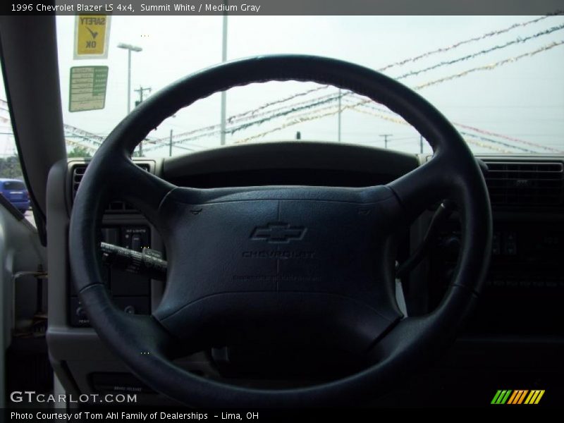 Summit White / Medium Gray 1996 Chevrolet Blazer LS 4x4