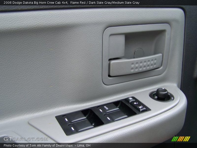Flame Red / Dark Slate Gray/Medium Slate Gray 2008 Dodge Dakota Big Horn Crew Cab 4x4