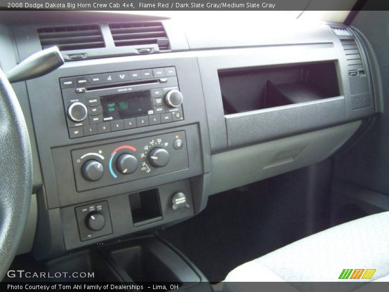 Flame Red / Dark Slate Gray/Medium Slate Gray 2008 Dodge Dakota Big Horn Crew Cab 4x4