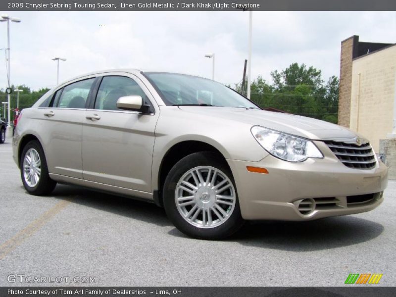 Linen Gold Metallic / Dark Khaki/Light Graystone 2008 Chrysler Sebring Touring Sedan