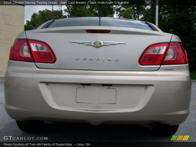 Linen Gold Metallic / Dark Khaki/Light Graystone 2008 Chrysler Sebring Touring Sedan