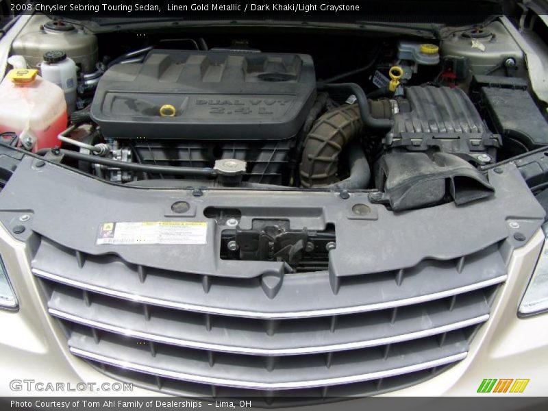 Linen Gold Metallic / Dark Khaki/Light Graystone 2008 Chrysler Sebring Touring Sedan
