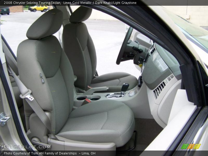 Linen Gold Metallic / Dark Khaki/Light Graystone 2008 Chrysler Sebring Touring Sedan